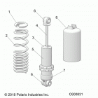 S19EKB6PSL 600 INDY SP 129 ES Suspension, shock, front track - s19ekb6psl (c6008...