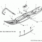 S19DDE8PSL 800 SWITCHBACK ADVENTURE ES Steering, ski asm. - s19dde8psl (49snowskiasm13600...