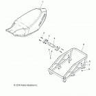 S19CEF5BSL 550 VOYAGEUR 144 ES Body, seat asm. and rack - s19cef5bsl (49snowseat1...