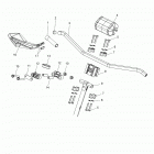 S19EEC8RS/REM 850 SWITCHBACK ASSAULT SC SELECT Steering, upper and handlebar asm. - s19eec8rs  / ...