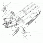 S19EEC8RS/REM 850 SWITCHBACK ASSAULT SC SELECT Chassis, clutch guard, footrests, and runningboard...