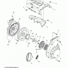 S19CEA5BSL 550 INDY 144 ES Engine, blower housing and recoil starter -  s19ce...