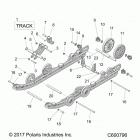 550 INDY 121 ES (S21CBA5BSL) Suspension, rear and track - s21cba5bsl (c600796)