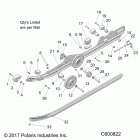 S19CBU5BSA/BSL/BEL 550 INDY EVO/ES/ES INTL Suspension, rail, lh  /  rh - s19cbu5bsa  /  bsl  ...