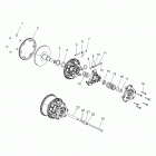 S19SJA5BSL/BEL 550 WIDETRAK LX ES/INTL Drive train, clutch, primary - s19sja5bsl  /  bel ...