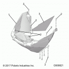 S19CBU5BSA/BSL/BEL 550 INDY EVO/ES/ES INTL Body, nosepan asm. - s19cbu5bsa  /  bsl  /  bel (c...