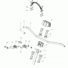 S19EEG6PSA/PSL 600 RMK 144/ES Steering, upper and handlebar asm. - s19eeg6psa  /...