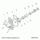 S19EEC8RS/REM 850 SWITCHBACK ASSAULT SC SELECT Engine, water pump - s19eec8rs  /  rem all options...