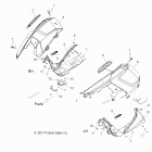 S19CBA6GSL 600 INDY 121 ES Body, fenders and side panels - s19cba6gsl (49snow...