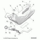 S19EEC8RS/REM 850 SWITCHBACK ASSAULT SC SELECT Fuel system, fuel tank asm. - s19eec8rs  /  rem al...