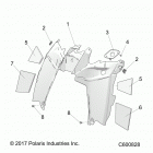 S19CBU5BSA/BSL/BEL 550 INDY EVO/ES/ES INTL Body, console - s19cbu5bsa  /  bsl  /  bel (c60082...