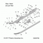 550 INDY 121 ES (S21CBA5BSL) Suspension, rail, lh  /  rh - s21cba5bsl (600795)