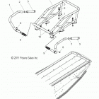 S19CED5B 550 INDY LXT ES ALL OPTIONS Chassis, rack and passenger hand hold - s19ced5b a...