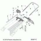 S19EKB6PSL 600 INDY SP 129 ES Body, bumper, rear, snowflap and taillight cover -...