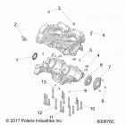 800 TITAN SP/ADVENTURE/XC ALL OPTIONS Engine, crankcase - s20fjb8  /  fje8  /  fjp8 all ...