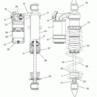 S19DDE8PSL 800 SWITCHBACK ADVENTURE ES Suspension, shock, front track (7044389) - s19dde8...
