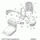 800 TITAN SP/ADVENTURE/XC ALL OPTIONS Body, seat asm., pass. - s20fje8 (600625c)