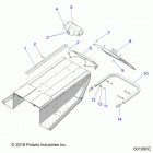 550 INDY 121 ES (S21CBA5BSL) Body, bumper, rear, snowflap and taillight cover -...