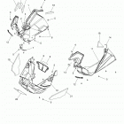 S19DCL6PS/6PEM 600 RUSH XCR SC SELECT ALL OPTIONS Body, fenders and nosepan asm. - s19dcl6ps  /  pem...