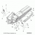 800 INDY XC 129 SC SELECT Chassis, clutch guard  /  footrests  /  running bo...