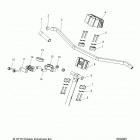 S19DDE8PSL 800 SWITCHBACK ADVENTURE ES Steering, upper and handlebar asm. - s19dde8psl (6...