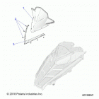 550 INDY 144 ES (S21CEA5BSL) Body, windshield - s21cea5bsl (601085c)
