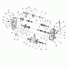 S19SJA5BSL/BEL 550 WIDETRAK LX ES/INTL Drive train, gearcase - s19sja5bsl  /  bel (600012...