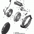 001 - FREERIDE 137 850 E-TEC Магнето и электрическийй стартер