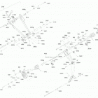 002 - FREERIDE 146 850 E-TEC 08- rear suspension - package 146'' - upper sectio...