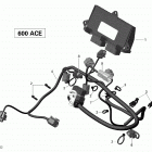 003 - Skandic WT 600 ACE :гут проводов двигателя и электронного модуля - 60...
