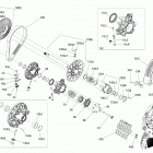 006 - RENEGADE 850 E-TEC - Enduro 05- pulley renegade enduro - 850 etec