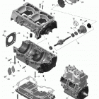 005 - EXPEDITION XTREME 800R E-TEC 01- crankcase and water pump - 800r e-tec