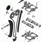 003 - Skandic WT 600 ACE Распредвалы и цепь ГРМ - 600 асе