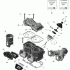 001 - MXZ 600 CARB 01- cylinder and cylinder head - 600 carb