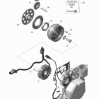003 - Skandic WT 600 ACE Магнето и электрический стартер - 600 асе