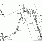 TRX300EX Задний тормозной цилиндр