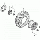 TRX500FPE Переднее колесо