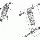 TRX250EX Передние аммортизаторы