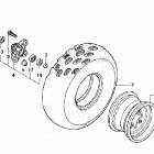 TRX450ER Переднее колесо