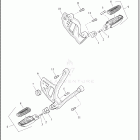 RA1250ST 1ZJS PAN AMERICA 1250 ST (2025) FOOTRESTS, PASSENGER