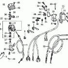 TRX300EX Handle lever @ switch @ cable (trx300ex'07-)