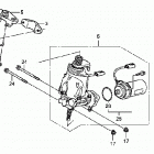 TRX500FPE Steering shaft (power steering) (trx500fpe / fpm)