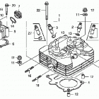 TRX250EX Головка цилиндра