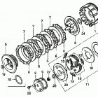 TRX250EX Сцепление