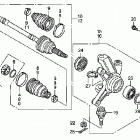 TRX500FPE Кулак поворотный
