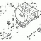 TRX250EX Rear crankcase cover ('03-)
