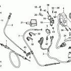 TRX500FGA Handle levers@switches   @cables