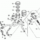 TRX450ER Задний тормозной цилидр