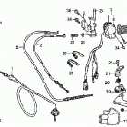 TRX250EX Handle switch ('06-)