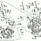 TRX300EX Головка цилиндра